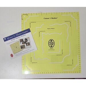 Creative Memories Corners N Borders Scrapbook Tool for Corner Designs Rulers